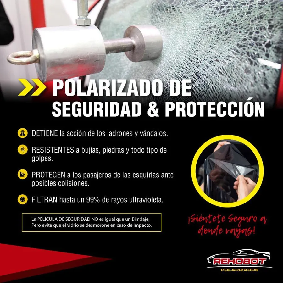 Película de Seguridad 3M (Laterales)